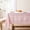 Pink Plaid, variant on Outdoor Checkered Tablecloth, Linen Cotton Gingham Table Cloths for 6 Foot Rectangle Tables with Tassel, Heavy Duty Wrinkle Free Plaid Table Cover for Picnic Camping - 55 x 84 Inch,