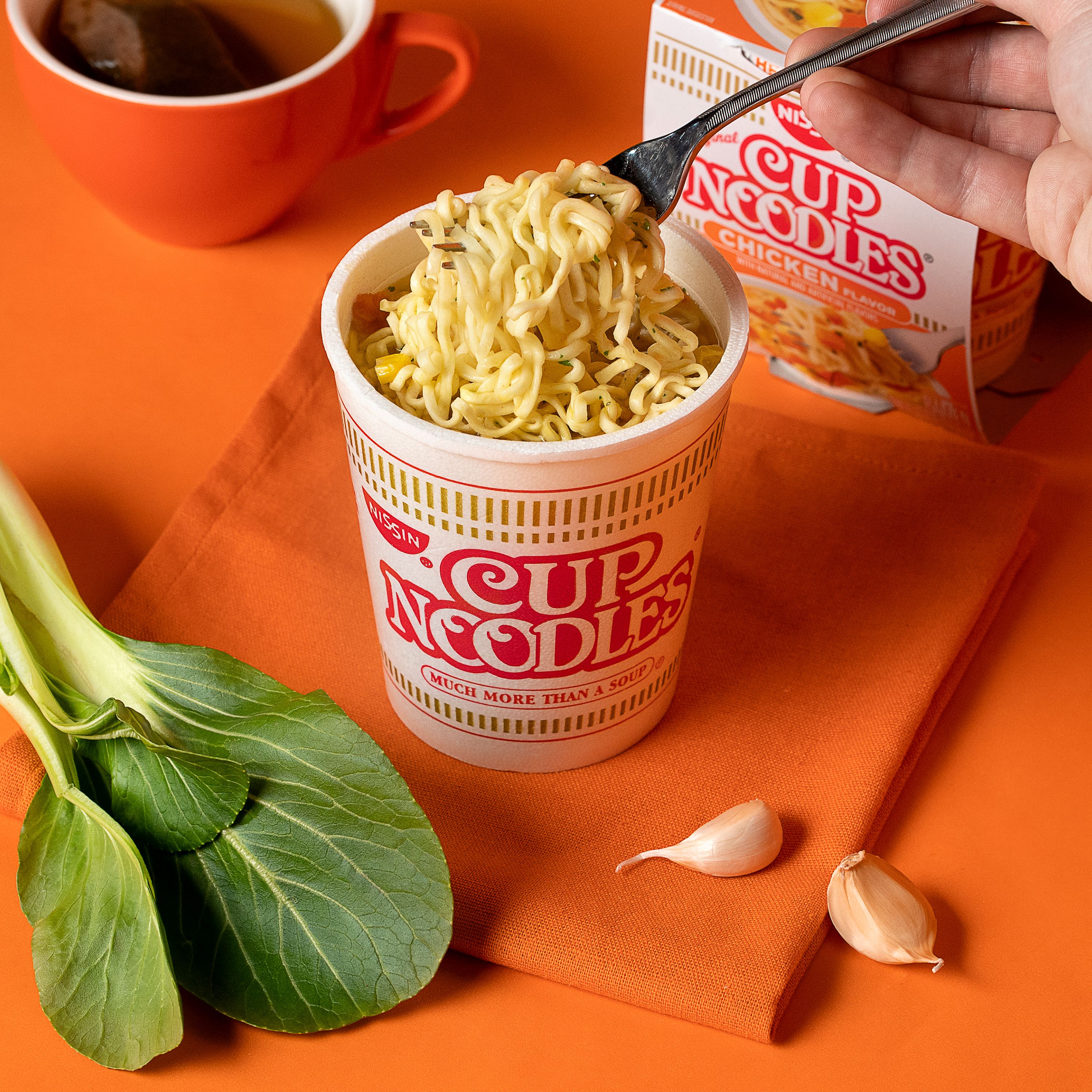 Nissin Cup Noodle Original Ramen Noodle Soup 2.4 oz (Pack of 8 ...