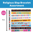 thumbnail image 3 of Religious Slap Bracelet Assortment - Party Favors - 50 Pieces, 3 of 3
