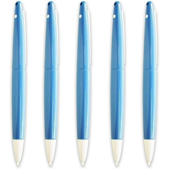 Universal Touch Stylus Big Size for Nintendo 3DS 3DSXL 2DS 2DSXL Wii U DSi XL LL Blue and White Color Package 5 Pieces