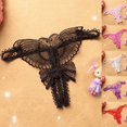 thumbnail image 3 of Tangas De Encaje De Mariposa De AlgodóN Para Mujeres Transparentes De Cintura Baja , Tanga Hueca Para Mujer , Ropa Interior , LenceríApangjing, 3 of 4