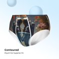 thumbnail image 3 of Pofeuu Romantic Flower Astronaut Couple Print Boy's Briefs Toddler Boys' Underwear, Organic Cotton, Comfort Briefs-Large, 3 of 7