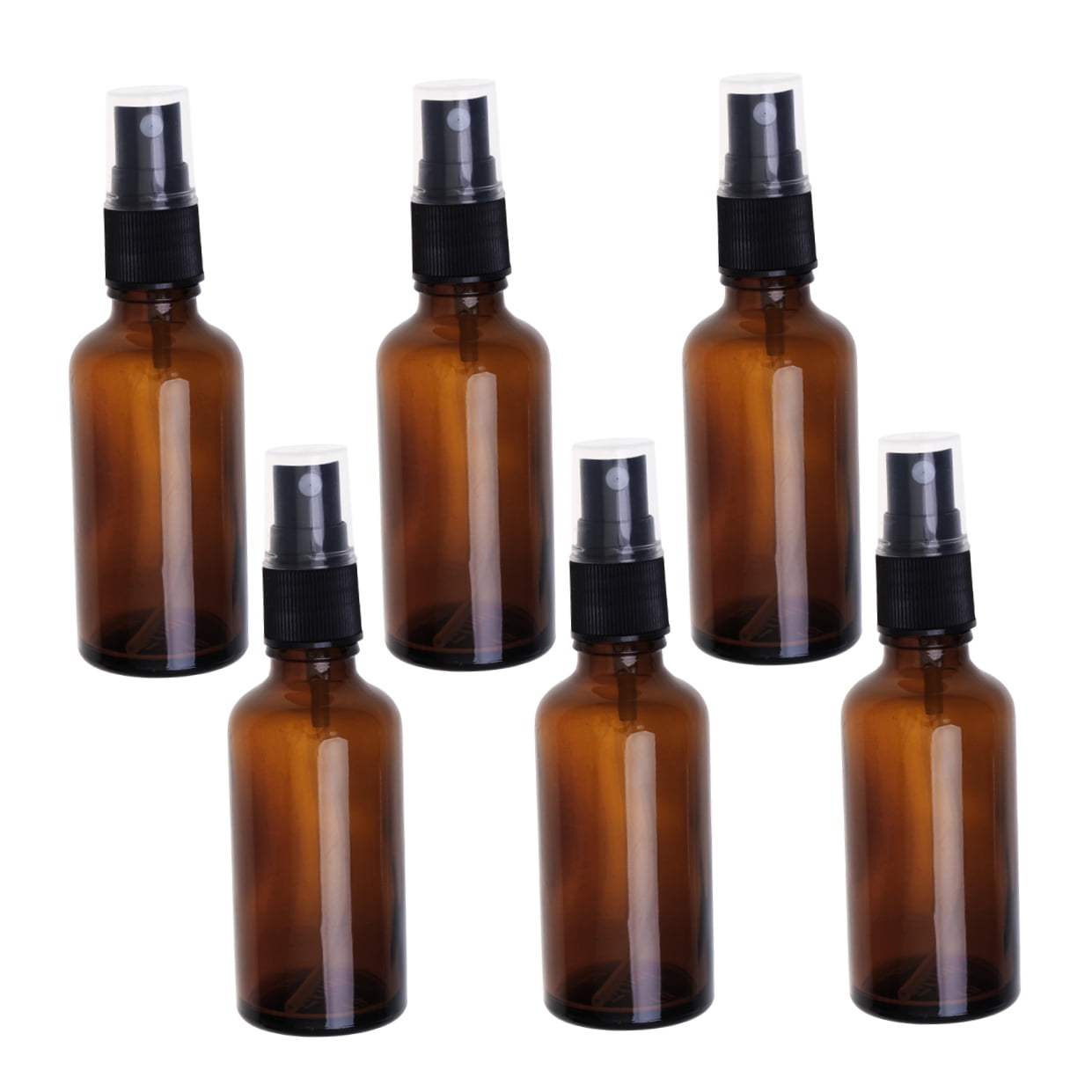 BEADCEST Essential Oil Sprayer Empty Glass Bottle Refill General Users Kitchen Use 6pcs