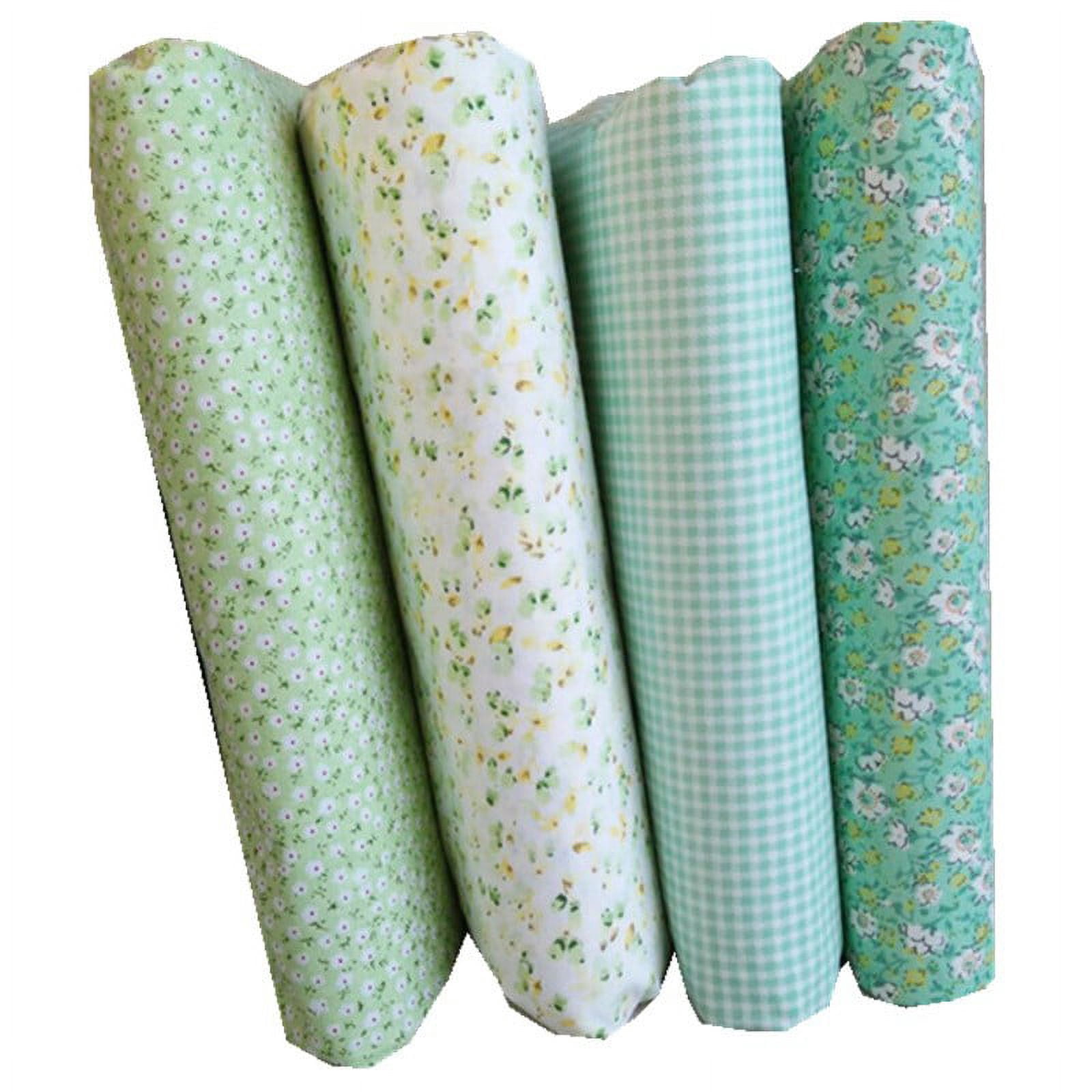 Bgsha 4pcs 25cm/50cm DIY Square Craft Sewing Cotton Cloth