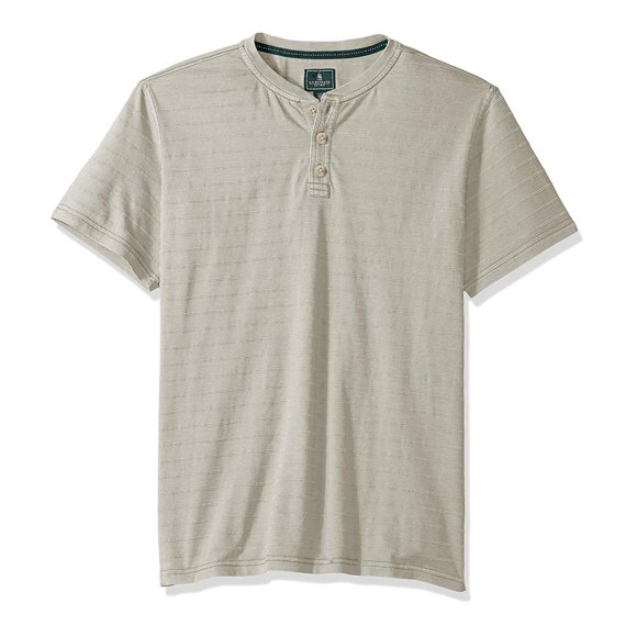 Camiseta Henley texturizada Jack Mountain para Hombre G.H. Bass & Co. gris pequeña