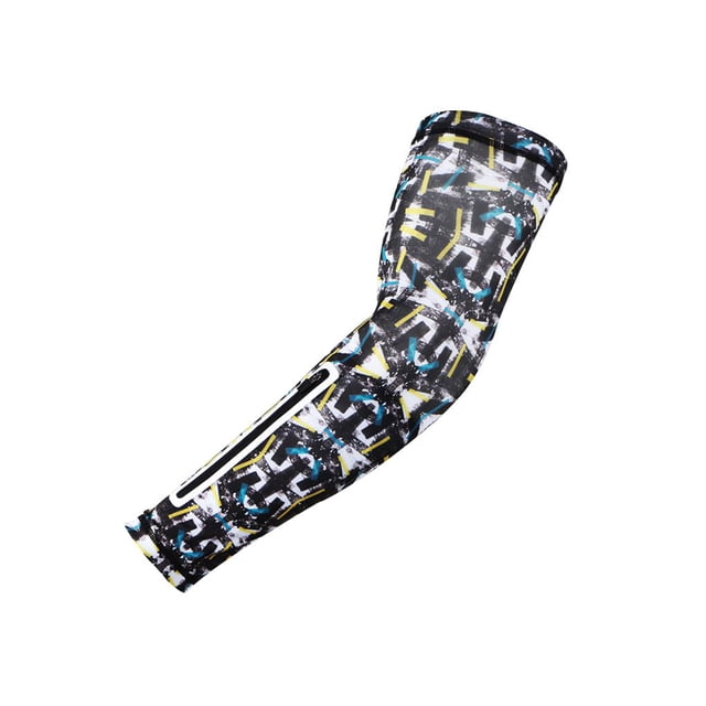 Brazo Con Bolsillo Funda Deportiva De Compresión Funda Deportiva Antideslizante Con Bolsa Para Teléfono Funda Para Correr A Prueba De Rayos Uv Funda Para Brazo Enfriador Para Correr Vogacara OD010508-02