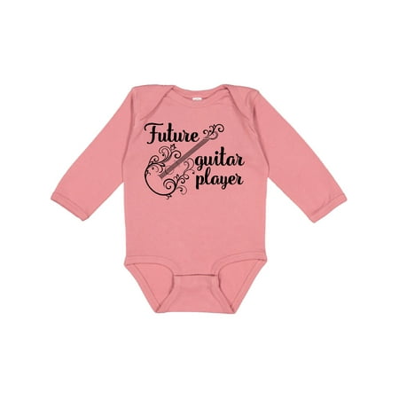 

Inktastic Guitar Player Future Guitarist Gift Baby Girl Long Sleeve Bodysuit