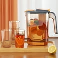 thumbnail image 5 of ACDANC 2026 New Juice Jug 1 Gallon Pitcher Water Pitcher with Lid Perfect for Making Tea Juice and Cold Drink Water Jug for Hot/Cold Lemonade Juice for Home,Party,Office,Outdoor, 5 of 6
