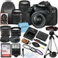 thumbnail image 2 of Canon EOS 2000D / Rebel T7 DSLR Camera with 18-55mm, 75-300mm Lens, 128GB, Backpack and ZeeTech Accessory, 2 of 2