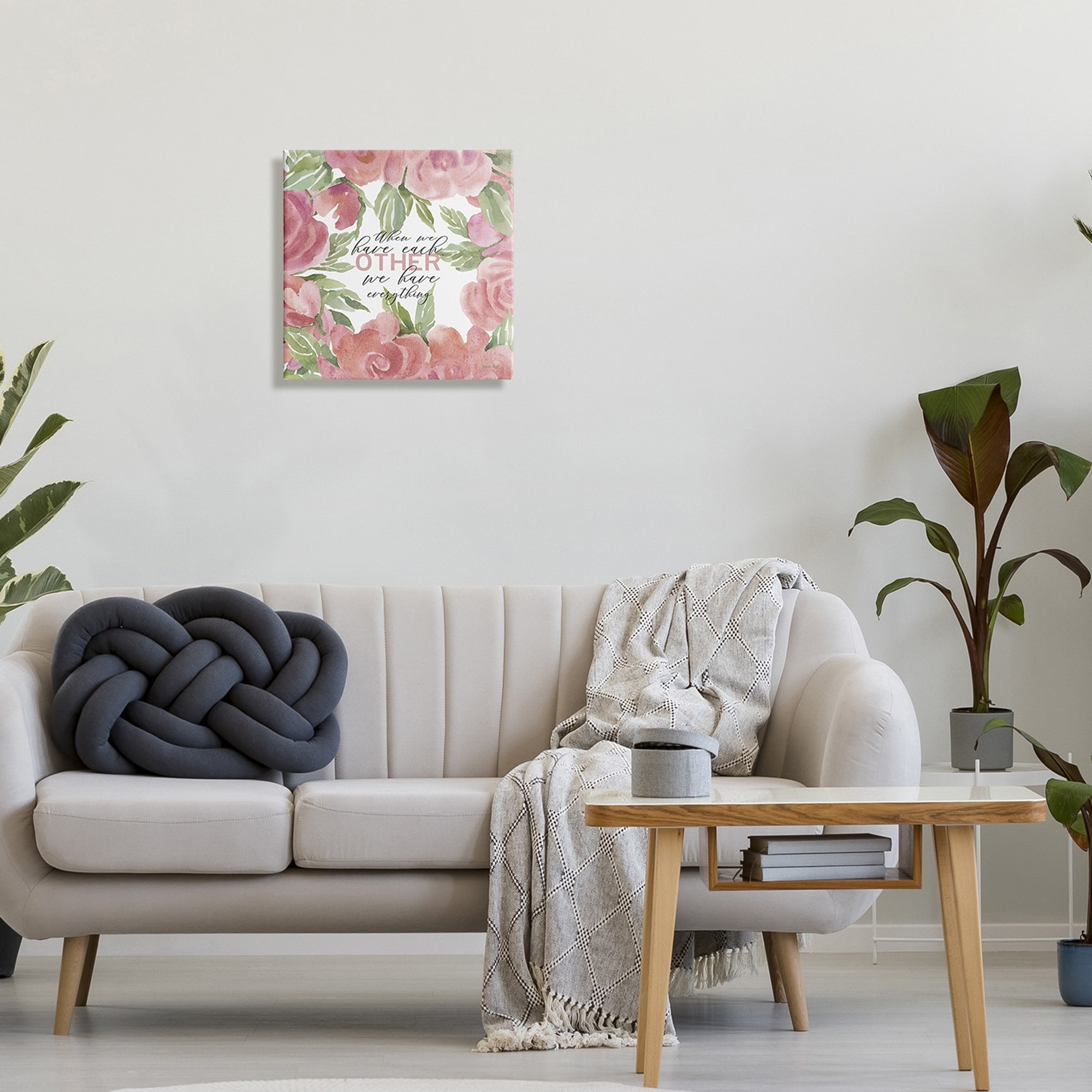 Stupell Industries When We Have Each Other Floral Romantic Sign,24 x 24, Design by Cindy Jacobs