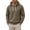 Rose Gold, variant on happyYEE Men's Waffle Hoodie with Drawstring, Casual Long Sleeve Hooded Sweatshirt, Fall Fashion Versatile Pullover Tops