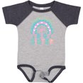 thumbnail image 3 of Inktastic Rainbow Hearts I Am Going to Be a Big Sister Girls Baby Bodysuit, 3 of 5
