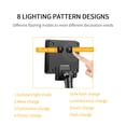 thumbnail image 2 of Lámparas Con Energía Solar Pvc Light Decoration Bulbs Led Lighting Decor Con 8 Modos De Iluminación Ip67 A Prueba De Agua Para Patio Garden Walkway Party 39.36Ft 100Led String Lights Cadenas Speravity HA027414-02, 2 of 6