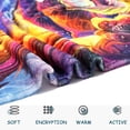thumbnail image 5 of Elephant Throw Blanket Colorful Elephant Flannel Fleece Throw Blanket Elephant Throw Blanket Gift for Adult Girl Women Cozy Fuzzy Plush Throw Blanket for Bed Chair Sofa 60" X 80", 5 of 6
