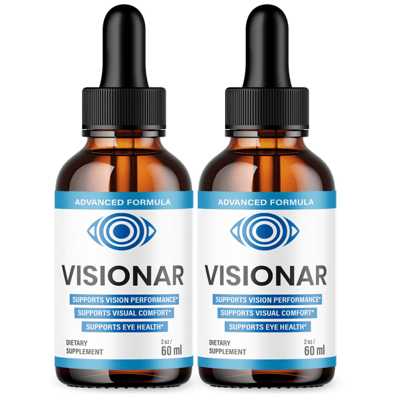Visionar Vision Support Drops Advanced Formula Eye Health Supplement 60 Servings