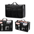 thumbnail image 2 of Women’s Purse Organizer Insert with Zipper and Handles, Multi Pocket Handbag and Tote Bag Liner, TIKA, 2 of 3