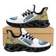 thumbnail image 1 of Zapatos de malla con diseño de bandera del Congo vintage para hombre, zapatillas ligeras con plataforma y cordones, zapatos casuales para caminar para mujer, 1 of 6