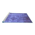 thumbnail image 2 of Ahgly Company Machine Washable Indoor Rectangle Persian Blue Traditional Area Rugs, 5' x 7', 2 of 4