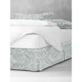 thumbnail image 2 of Damaskus Linen Mist Platform Bed Skirt Queen 15" Drop, 2 of 4
