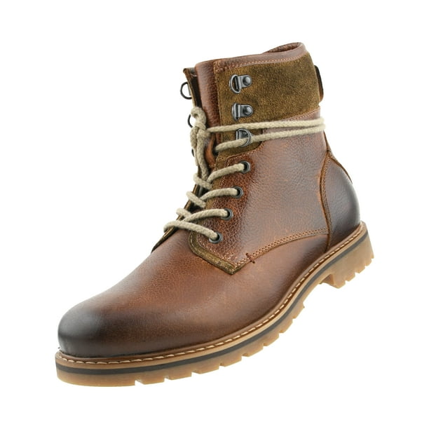 Asher Green - Asher Green AG5376 - Men's Work Boots, Combat Boots - Genuine Leather Lace-Up