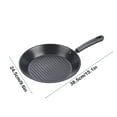 thumbnail image 3 of Cast Iron Llet with Long Cool Handle, 1-piece 15.5x9.6x2 Inch Heavy Duty Pan, Thick Base for Even Heating & Naturally Non-stick, for Camping Stoves, Home Kitchen, and Outdoor Cooking, 3 of 9