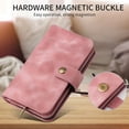 thumbnail image 4 of for Samsung Galaxy S22 Plus Wallet Case, [Card Slots] PU Leather ID Credit Holder Folio Flip Kickstand Magnetic Clasp Phone Cover & Lanyard & Shoulder Strap for Samsung Galaxy S22 Plus, Pink, 4 of 6