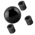 thumbnail image 1 of ZPSHYD Perilla de Palanca de Cambios de Balonmano, Cabeza de Perilla de Palanca de Cambios de automóvil, Perilla Manual Universal de automóvil Cabeza de Palanca de Cambios con(Negro), 1 of 5
