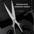 thumbnail image 2 of Stainless Steel Scissors, 6-Inch Multi-Purpose Office and Home Scissors, Comfortable PP Handle, Cuts Paper, Fabric, and Packaging (2 Pcs), 2 of 8