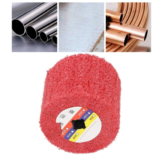 Polishing Wheel, Wear Resistance Nylon Polishing Wheel, Stainless Steel Mirror Surface Treatment Exquisite Workmanship Long Service Life for Home Hotel Use