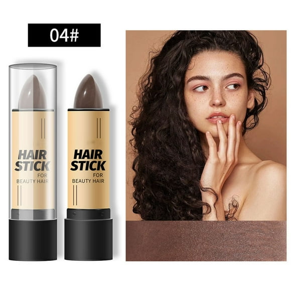 Hair Chalk Temporary Hair Dye Hair Color Crayon Cover Natural Effect Hair Dye Hair Coloring Tool Lipstick Style Sweatproof Hair Covering White Hair