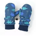 thumbnail image 6 of Mittens for Kids Kids Winter Ski Mittens Printed Thermal Lined Quick Drying Handwear Durable Cold Weather Outdoor Sports Gloves for Boys and Girls Toddler Boy Mittens Blue 4 Years-8 Years, 6 of 7