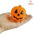 thumbnail image 1 of 5/10 Pcs Halloween Pumpkin Containers Plastic Pumpkin Storage Box Case Bulk, 1 of 4