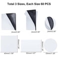 thumbnail image 3 of 180pcs 3 Shapes Double Sided Foam Tape Strong Pad Mounting Round Square Rectangle Sticky Foam Tape Strong Self-Adhesive Foam Tape for Home/Office/Car Decor DIY, 3 of 7