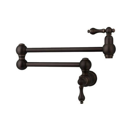 21 Pot Filler Wall Mount Clic Traditional Vintage 21 Pot Filler Wall Mount Clic Traditional Vintage Retractable Double Joint Spout Oil Rubbed Bronze
