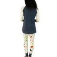 thumbnail image 2 of Lazyone Women's Soft Casual Pajama Leggings and Tall Tee Sets With Cute Fun Prints, Ruff Night, 2 of 7