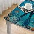 thumbnail image 5 of Acheng Sea Turtles Square Tablecloth Washable for Home Kitchen Outdoor Decoration 100% Polyester Fiber 36*36, 5 of 8