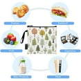 thumbnail image 5 of Haosy 3 Pack Reusable Ziploc Bags BPA Free Healthy Food Storage Bag Leakproof Sandwich Snack Freezer Bags Tree in Forest, 5 of 7