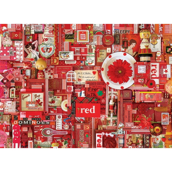 Jigsaw Puzzle 1000 Pieces 26.625"X19.25"-Rainbow Project - Red
