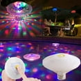 thumbnail image 1 of DYstyle Underwater LED Disco Light Submersible Floating Light with Waterproof Color Changing for Swimming Pool Bathroom Pond Spa Hot, 1 of 5