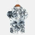 thumbnail image 6 of Jjayotai George Shirts for Men Short Sleeve, Mens Casual Fashion Floral Printed Button Turndown Collar Blouse Shirt with Pocket, Hawaiian Shirt, 6 of 6