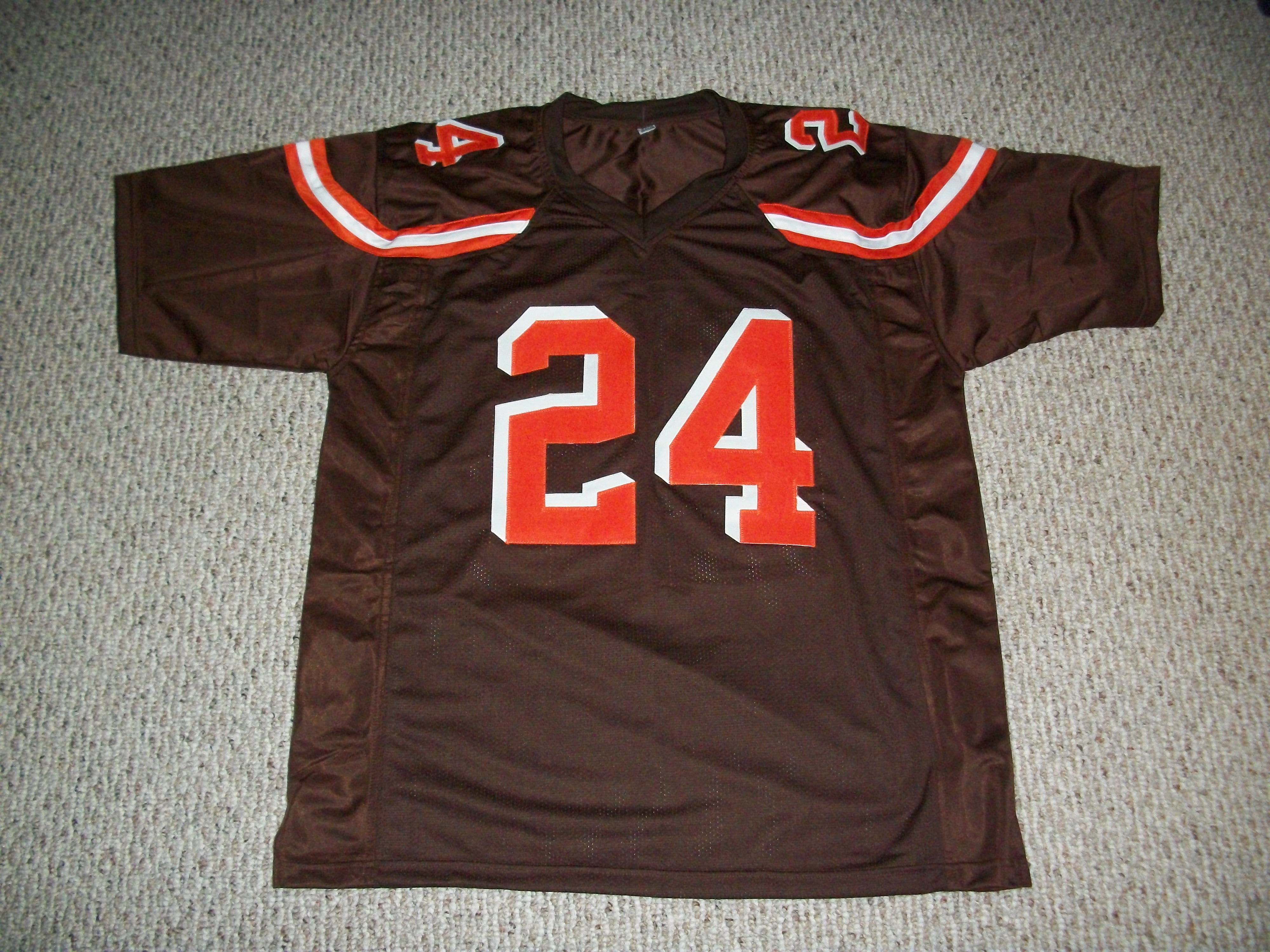 Black White American Football Jersey Nick Chubb #24 Jersey Custom Stitched