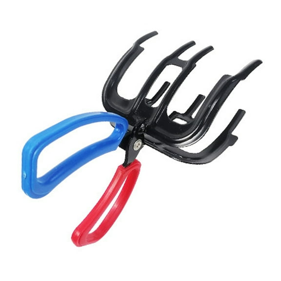 Pebbuoy Metal Fish Gripper 2/3 Claws Anti-slip Handle Multifunction Fishing Pliers Grabber Fish Control Clamp Tong Fishing Accessories