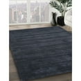thumbnail image 2 of Ahgly Company Indoor Rectangle Contemporary Dark Slate Blue Abstract Area Rugs, 7' x 9', 2 of 6
