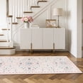 thumbnail image 2 of Wonnitar 2'x 6' Boho Floral Runner Rug, Washable Non-Slip Hallway & Bedroom Carpet, Soft Low Pile Vintage Rug for Entryway, Bathroom, Laundry, 2 of 11