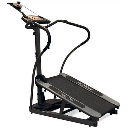 SkyTrec Manual Treadmill with Power Incline and Upper Body Attachment