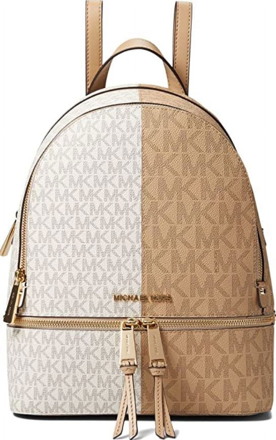 Michael Kors Womens Rhea Zip Medium Backpack Smokey Rose Multi 2  30S2GEZB8B-99 One Size 