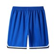 thumbnail image 2 of Men's Basketball Shorts, Athletic Mesh Quick Dry Shorts with Drawstring, Striped Trim Loose Fit Casual Sports Shorts S-3XL, 2 of 7