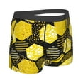 thumbnail image 3 of Balery Geometric Pattern with Bee Men's Boxer Briefs, Soft and Breathable Cotton Underwear with nylon Waistband-Medium, 3 of 9