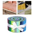 thumbnail image 4 of Bandes de Tissu en Coton Roulées Rouleaux de Gelée Courtepointe Artisanat Coloré Tissu Roulé Option1 A 36 Pcs, 4 of 9
