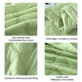 thumbnail image 5 of Qocolhg Solid Color Summer Quilt Bedding Modern Air Conditioner Quilt for Kids, Cotton Breathable Comforter Print Floral Quilts Bedspread, Cooling Blankets for Hot Sleepers, 39x59 inch, Green, 5 of 6
